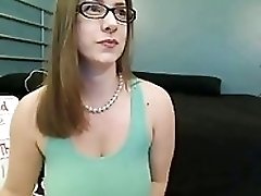 Cute big titted Ant on webcam