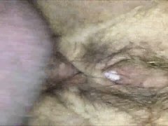 Super Closeup - Hairy Pussy and Anus Fucked