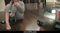 BFF teens disciplined by lesbo femdom