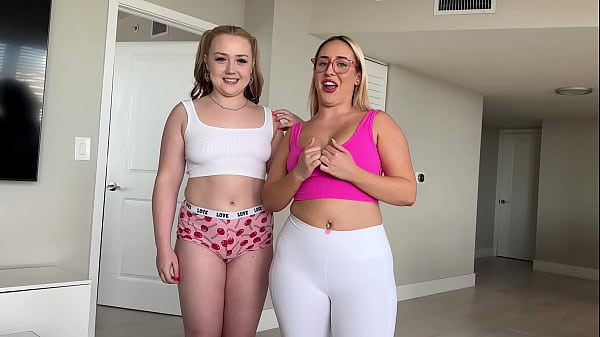 Teen Step Sibs Enjoy Big Dicks Together